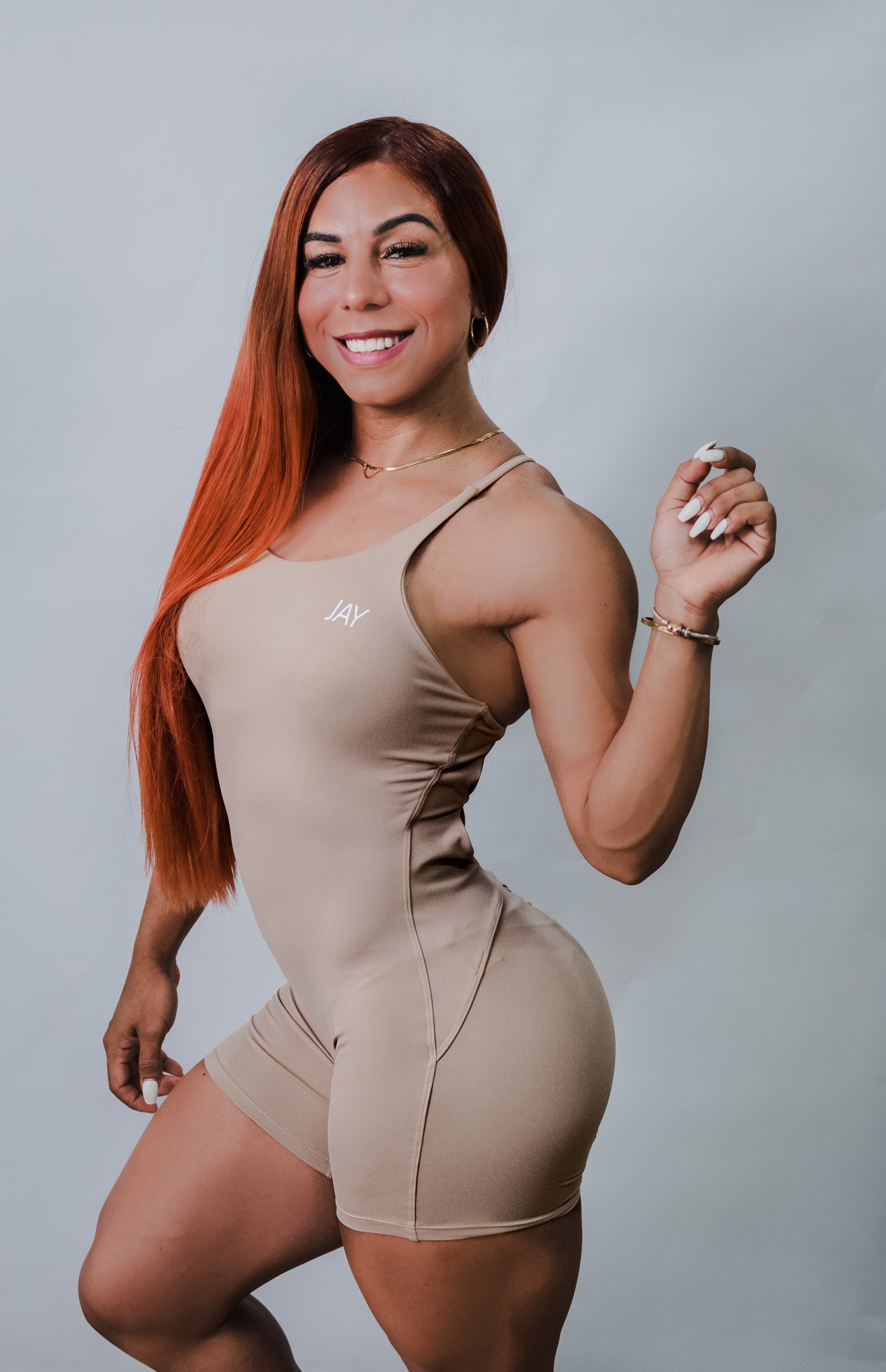 SCULPT JUMPSUIT X BLUE JAY