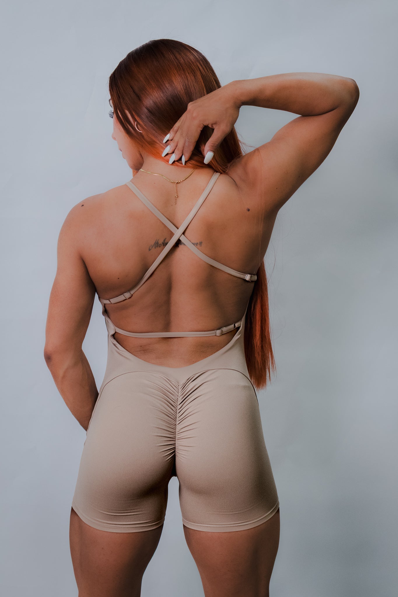 SCULPT JUMPSUIT X BLUE JAY