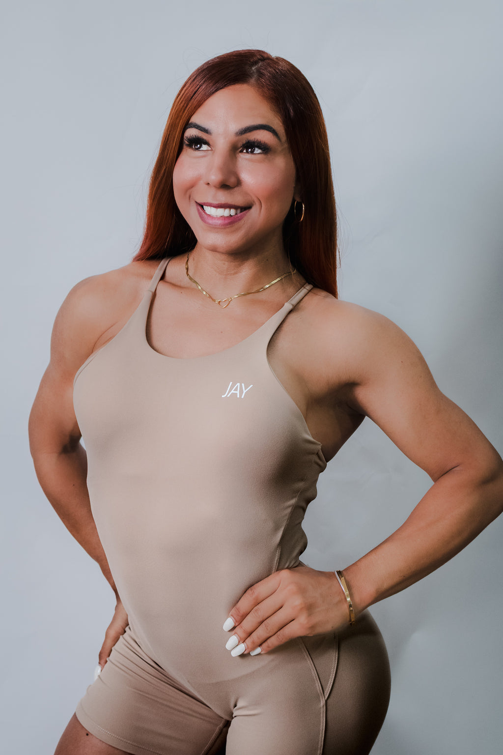 SCULPT JUMPSUIT X BLUE JAY